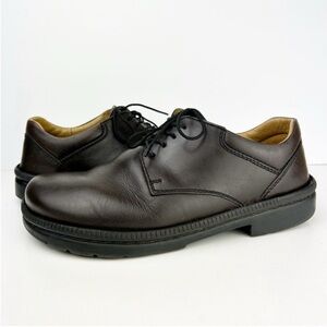 Footprints by Birkenstock Corvallis Brown Leather Lace Up Unisex Shoes EU 40